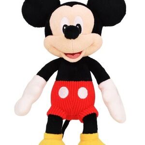 Disney Mickey Mouse Plush - Black, Red, Yellow